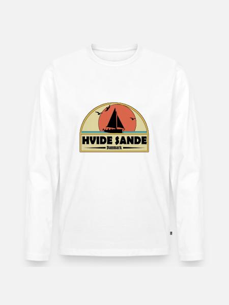 Hvide Sande, Denmark - Men's Premium Organic Long Sleeve Shirt - 