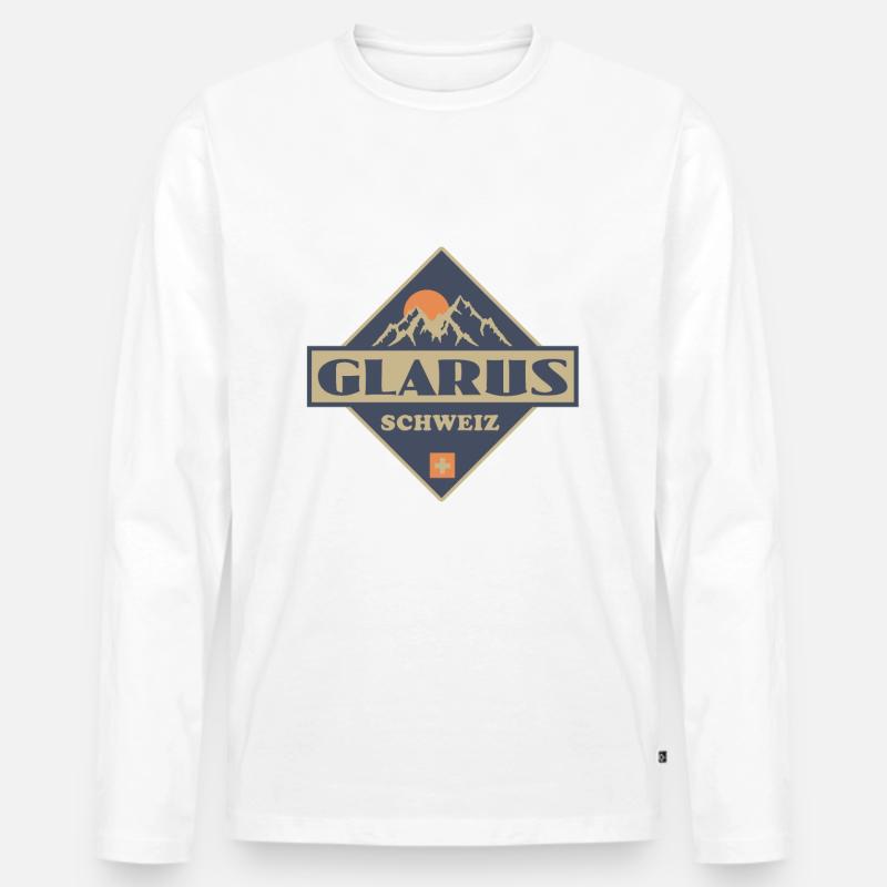 Glarus - Männer Premium Bio Langarmshirt - undefined