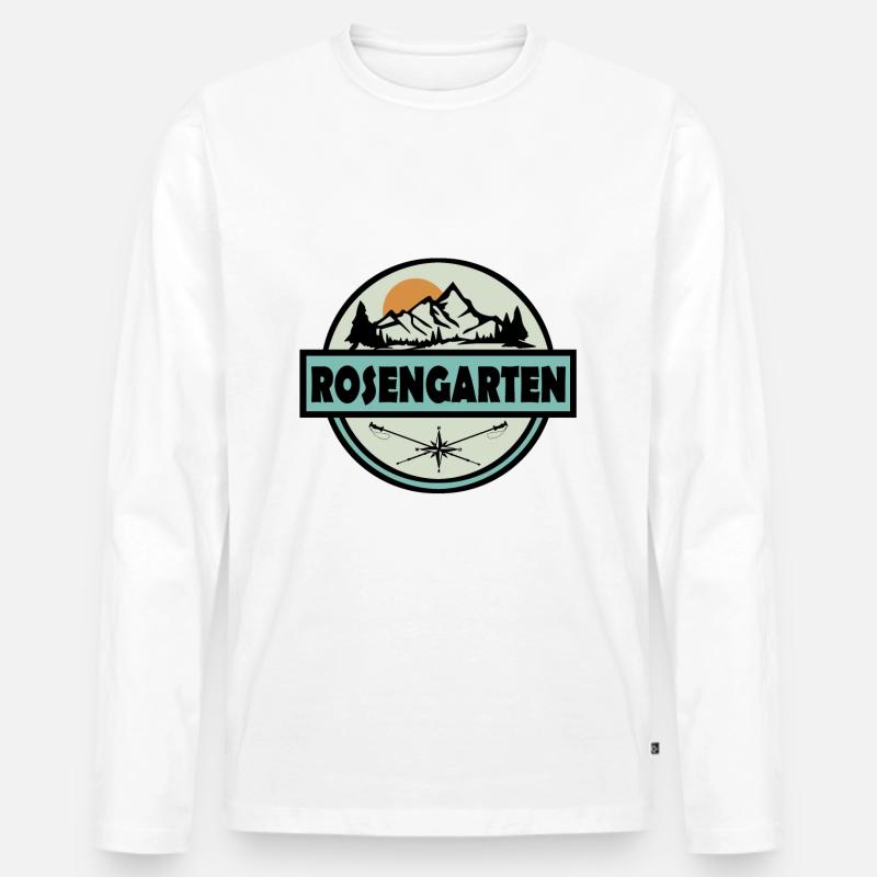 Rosengarten - Männer Premium Bio Langarmshirt - undefined
