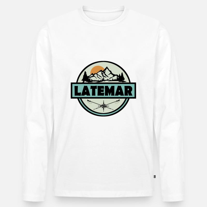 Latemar - Männer Premium Bio Langarmshirt - undefined