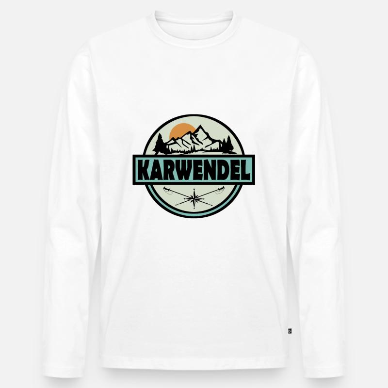 Karwendel - Männer Premium Bio Langarmshirt - undefined