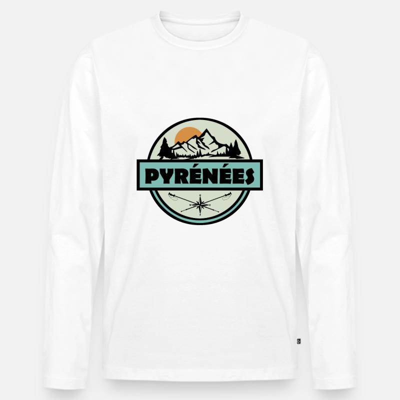 Pyrenäen - Männer Premium Bio Langarmshirt - undefined