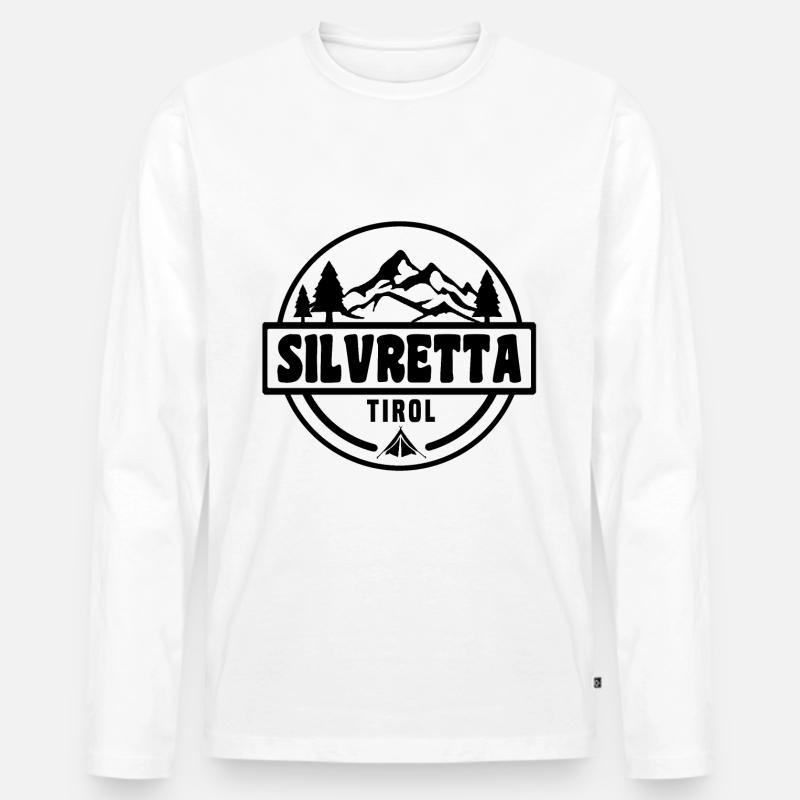 Silvretta - Männer Premium Bio Langarmshirt - undefined