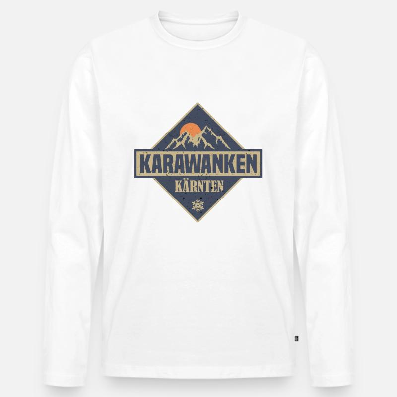 Karawanken - Männer Premium Bio Langarmshirt - undefined