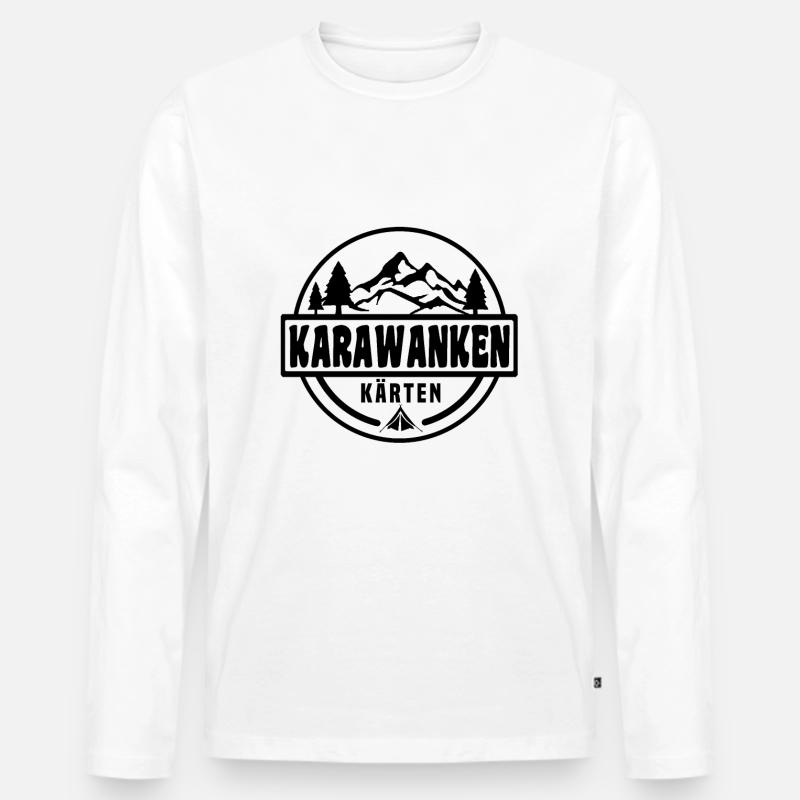 Karawanken - Männer Premium Bio Langarmshirt - undefined