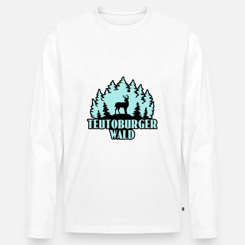 Teutoburger Wald - Männer Premium Bio Langarmshirt - undefined