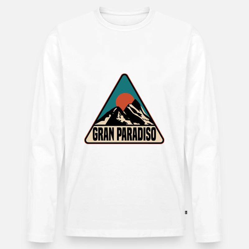 Gran Paradiso - Männer Premium Bio Langarmshirt - undefined