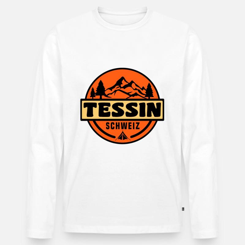 Tessin - Männer Premium Bio Langarmshirt - undefined