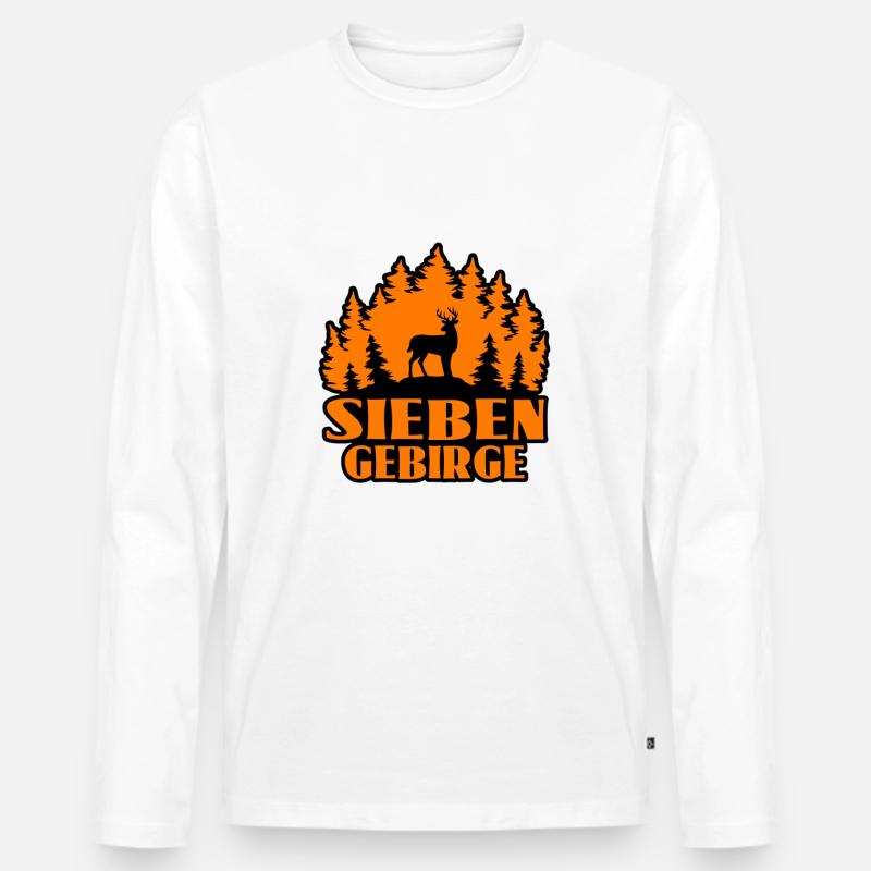 Siebengebirge - Männer Premium Bio Langarmshirt - undefined