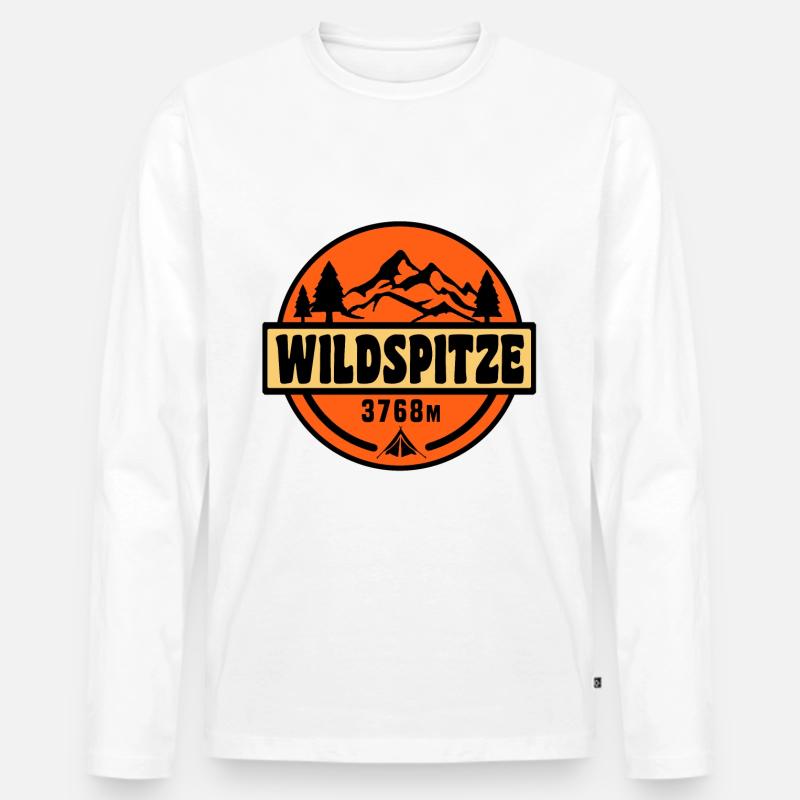 Wildspitze - Männer Premium Bio Langarmshirt - undefined