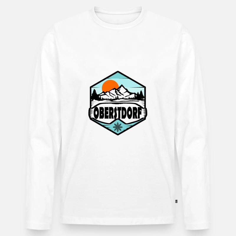 Oberstdorf - Männer Premium Bio Langarmshirt - undefined