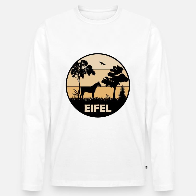 Eifel - Männer Premium Bio Langarmshirt - undefined