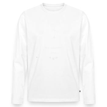 Cruise Coast Cape Cod - T-shirt manches longues Premium bio Homme - blanc - Devant - Nico (187cm)