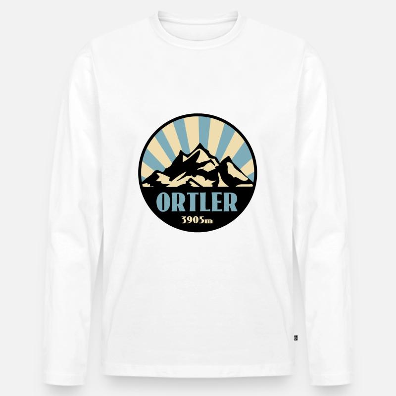 Ortler - Männer Premium Bio Langarmshirt - undefined