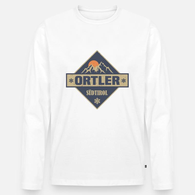 Ortler - Männer Premium Bio Langarmshirt - undefined