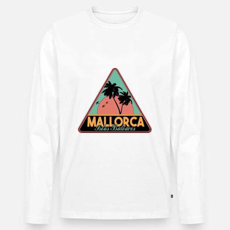 Mallorca - Männer Premium Bio Langarmshirt - undefined