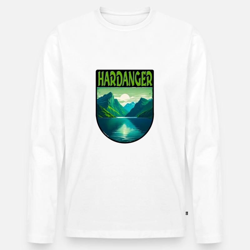 Hardanger - Männer Premium Bio Langarmshirt - undefined