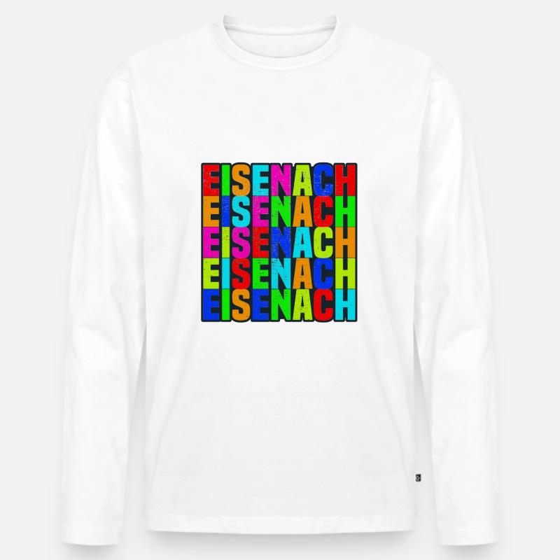 Eisenach bunt - Männer Premium Bio Langarmshirt - undefined