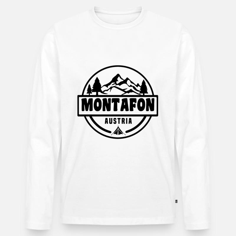 Montafon - Männer Premium Bio Langarmshirt - undefined