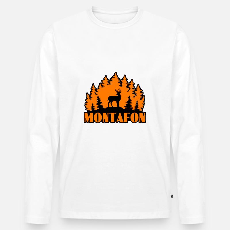 Montafon - Männer Premium Bio Langarmshirt - undefined