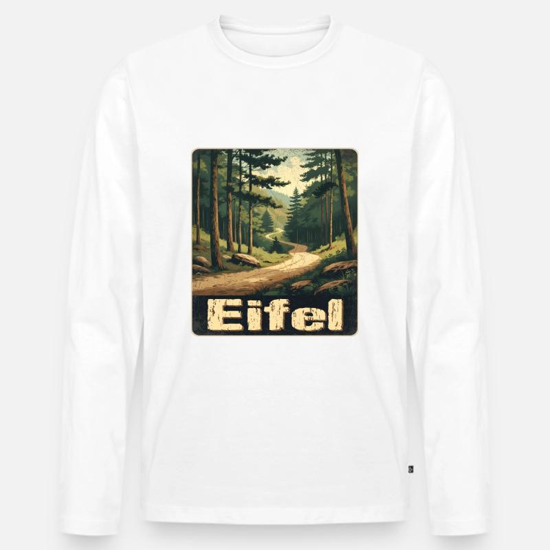 Eifel - Männer Premium Bio Langarmshirt - undefined