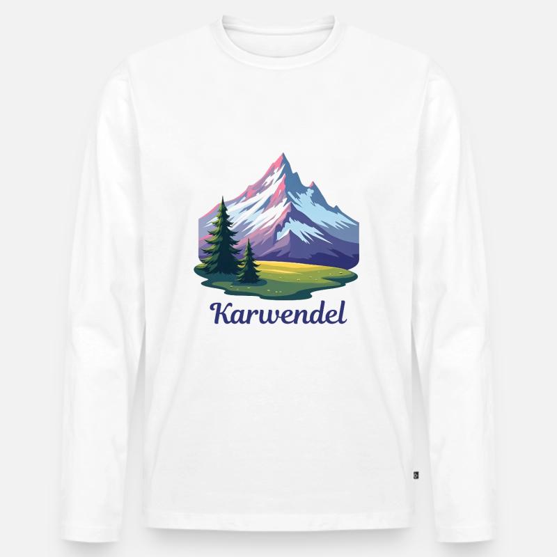 Karwendel - Männer Premium Bio Langarmshirt - undefined