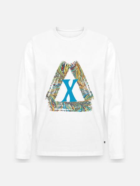 E 201 x - T-shirt manches longues Premium bio Homme - blanc