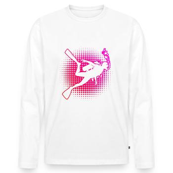 Diving Scuba Diver Scuba Diver Scuba Diving - Men's Premium Organic Long Sleeve Shirt - white - Front - Nico (187cm)