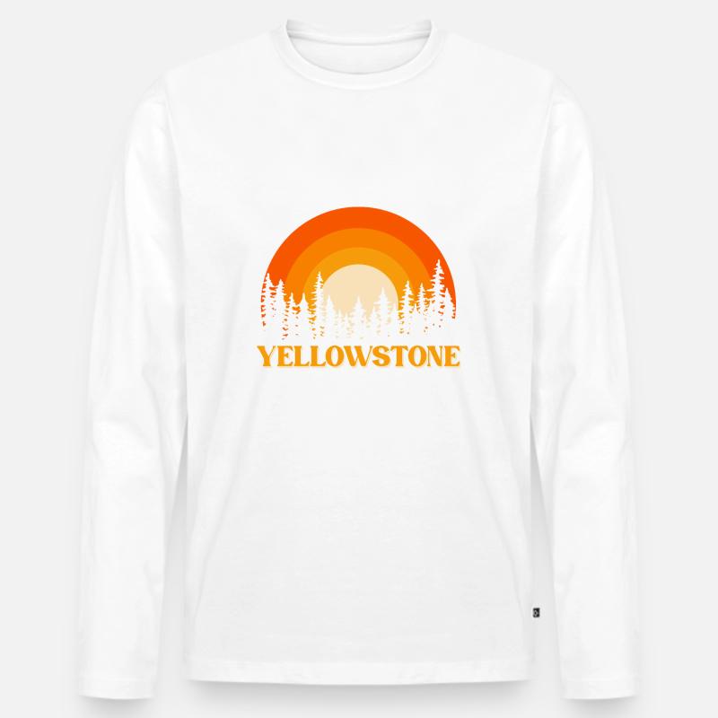 Yellowstone - Männer Premium Bio Langarmshirt - undefined