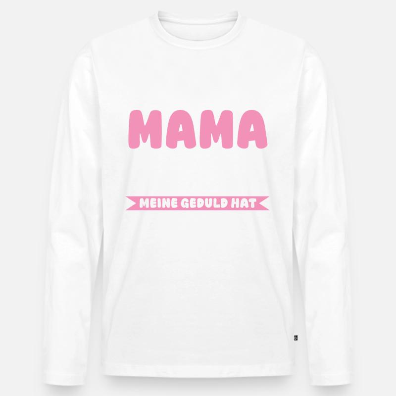 Mama Von 2 Kindern - Männer Premium Bio Langarmshirt - undefined