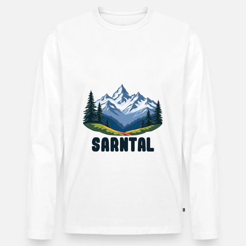 Sarntal - Männer Premium Bio Langarmshirt - undefined
