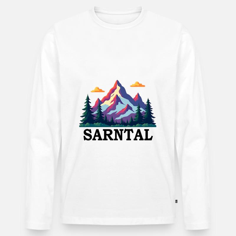 Sarntal - Männer Premium Bio Langarmshirt - undefined