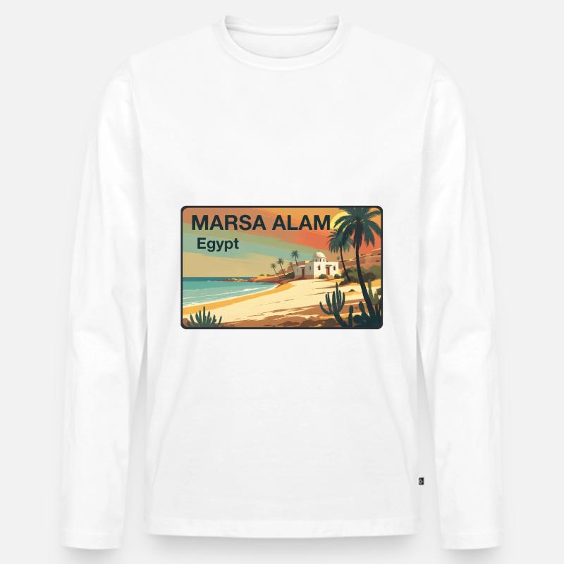 Marsa Alam - Männer Premium Bio Langarmshirt - undefined
