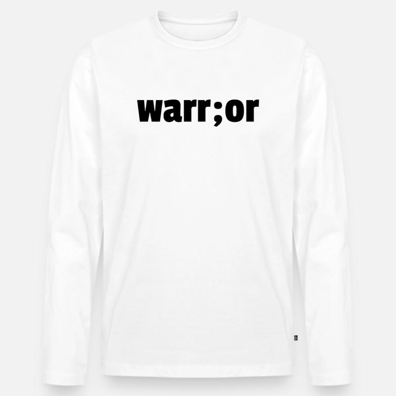 Warrior - Männer Premium Bio Langarmshirt - undefined