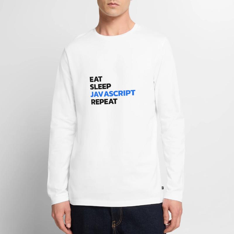 Programmer developer Javascript Men's Premium Organic Long Sleeve Shirt