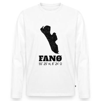 Fanö Danemark coordonne ses vacances - T-shirt manches longues Premium bio Homme - blanc - Devant - Nico (187cm)