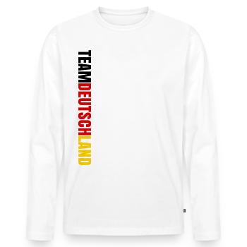 ÉQUIPE D’ALLEMAGNE - ÉQUIPE - PARTICIPANTS - GER - T-shirt manches longues Premium bio Homme - blanc - Devant - Nico (187cm)