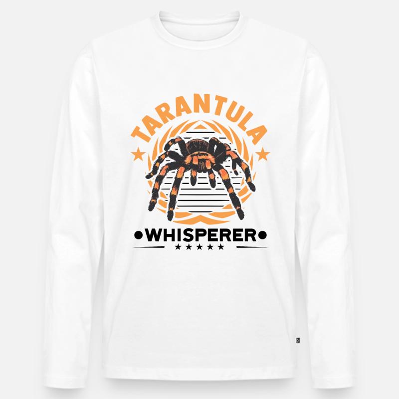 Tarantelflüsterer Tarantula Whisperer - Männer Premium Bio Langarmshirt - Weiß