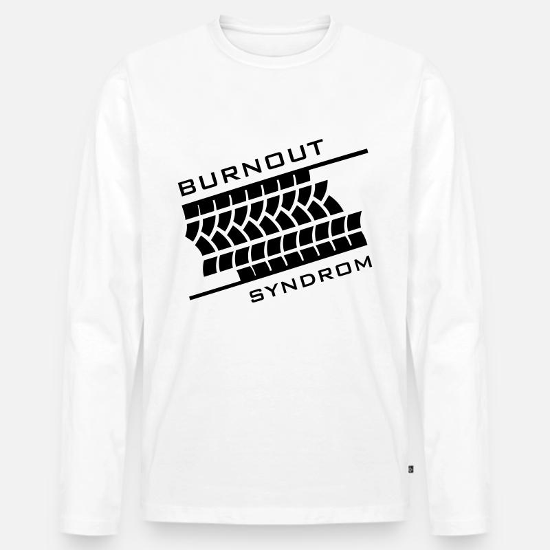 Car Designer - Männer Premium Bio Langarmshirt - Weiß