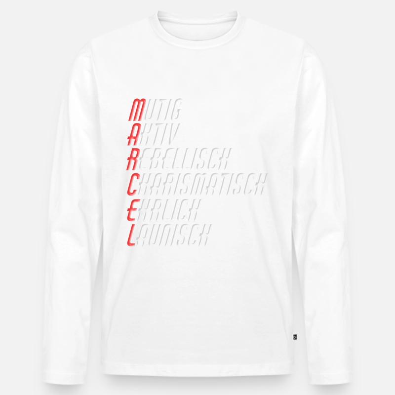 Marcel - Männer Premium Bio Langarmshirt - undefined