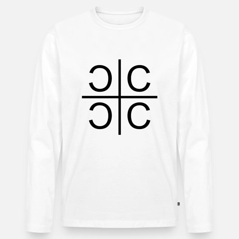Serbien! - Männer Premium Bio Langarmshirt - Weiß