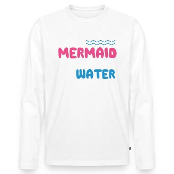 Instant Mermaid Just Add Water - Männer Premium Bio Langarmshirt - Weiß - Vorne - Nico (187cm)