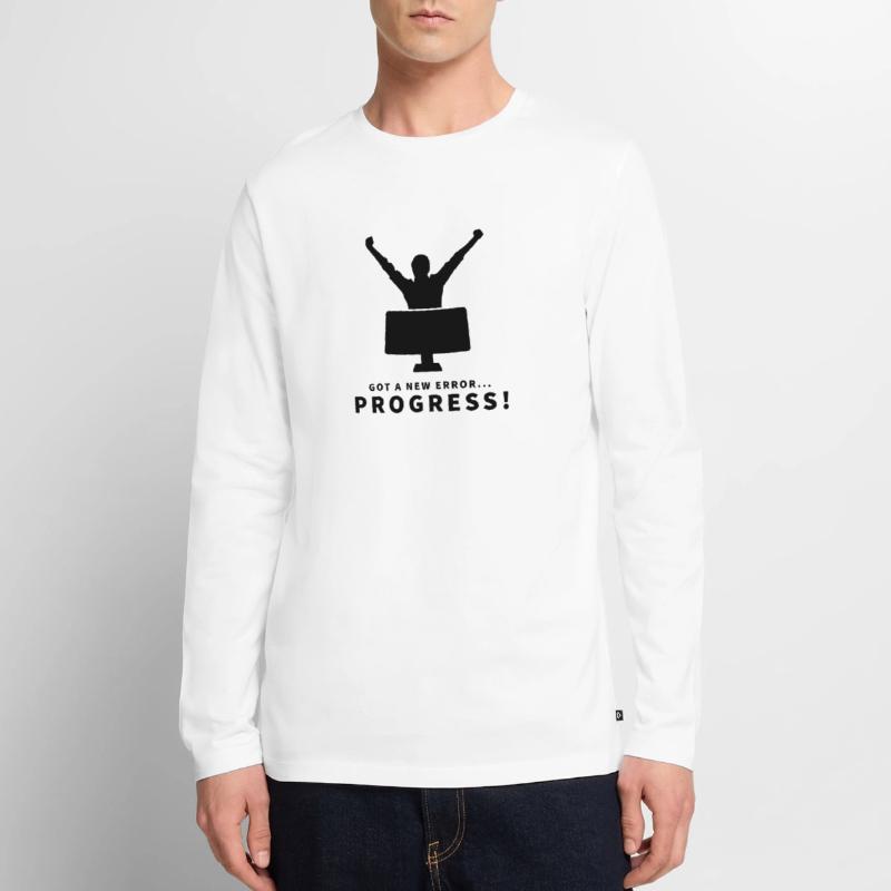 Coder Coding Programmer Männer Premium Bio Langarmshirt