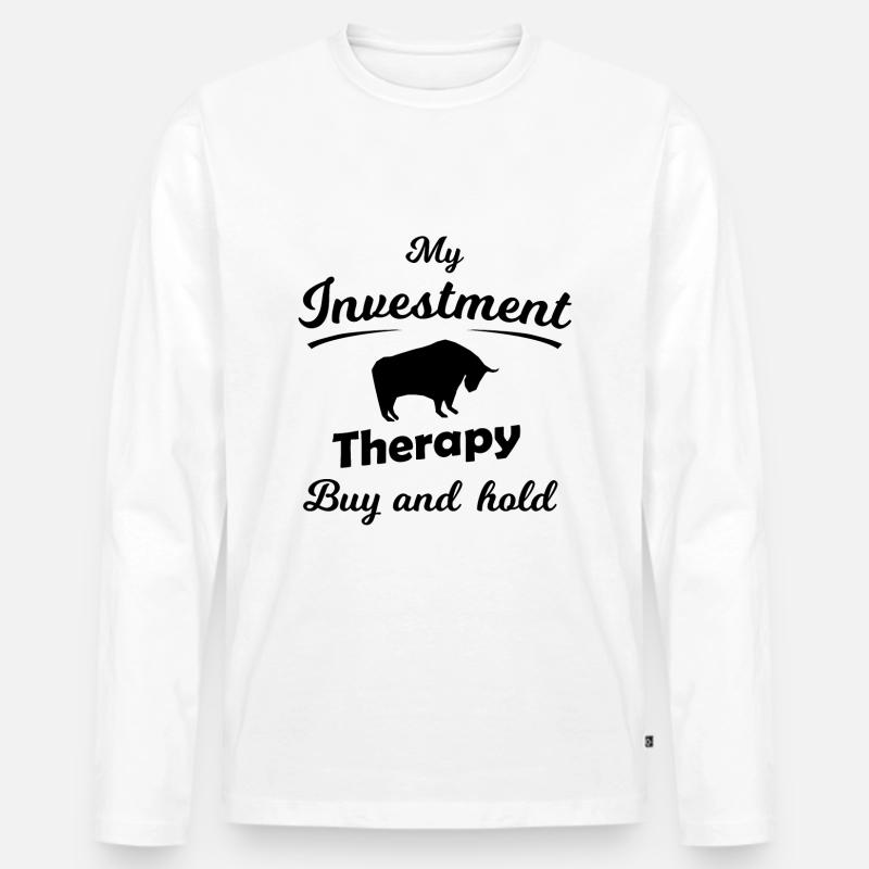 Die Aktionäre - Männer Premium Bio Langarmshirt - Weiß