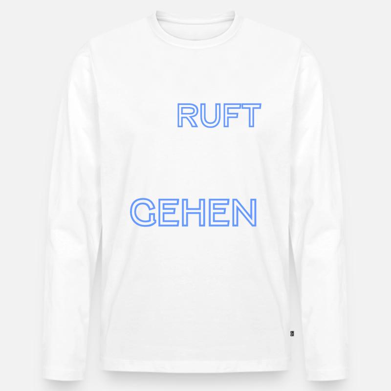 Kitesurfer - Männer Premium Bio Langarmshirt - Weiß