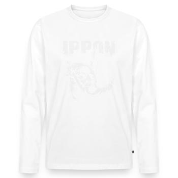 Judoka judo - T-shirt manches longues Premium bio Homme - blanc - Devant - Nico (187cm)