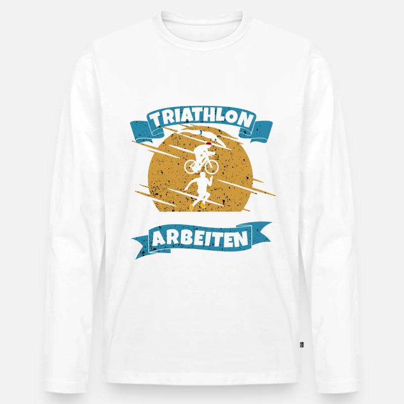 Triathlon - Männer Premium Bio Langarmshirt - undefined