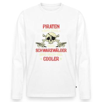 Black Forest Black Forest Homeland Saying - Men's Premium Organic Long Sleeve Shirt - white - Front - Nico (187cm)
