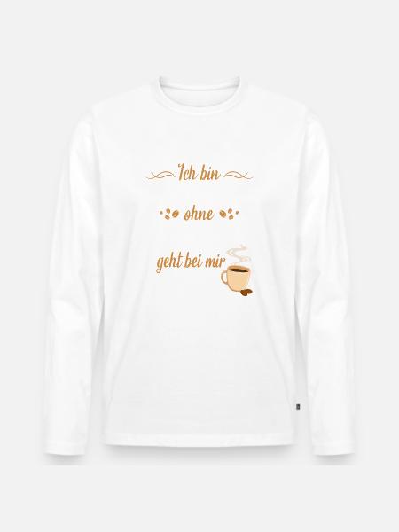 Schafkopfen Schafkopf Kartenspiel Spruch - Männer Premium Bio Langarmshirt - Weiß