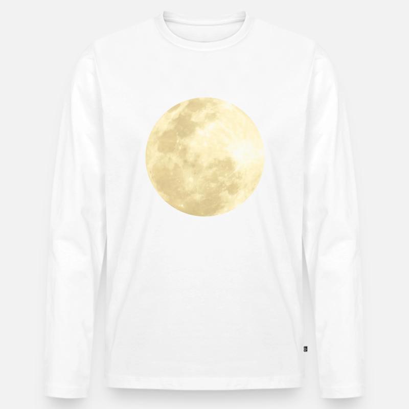 Mond - Männer Premium Bio Langarmshirt - undefined